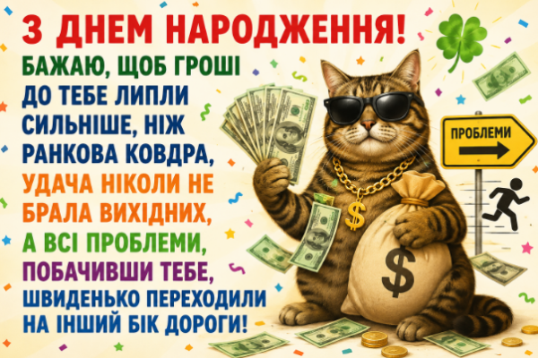 Веселі привітання з днем народження хлопцю картинка