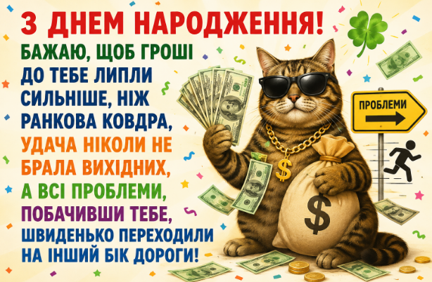 Веселі привітання з днем народження хлопцю картинка