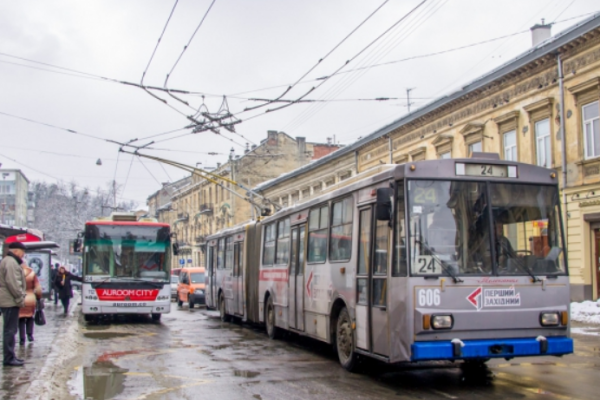 24 тролейбус Львів