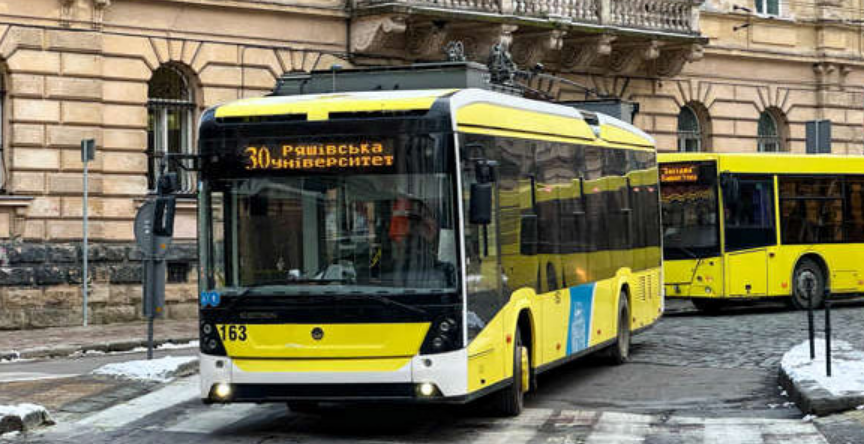 30 тролейбус Львів
