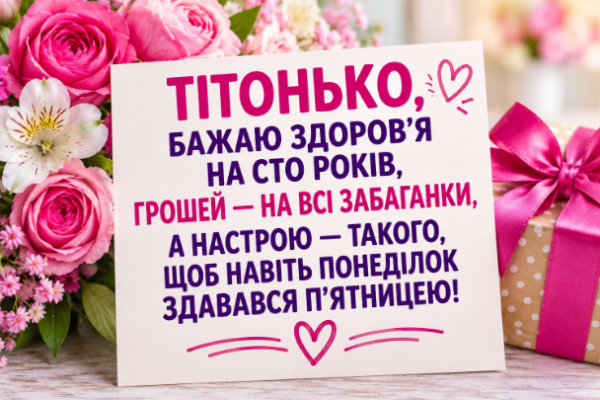 Веселі привітання з днем народження тітці відкритка